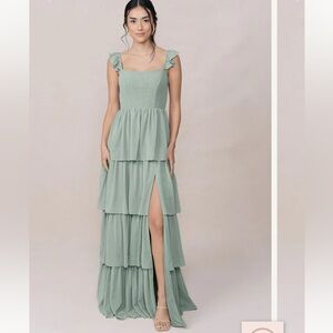 Revelry Sage Green Maxi Dress